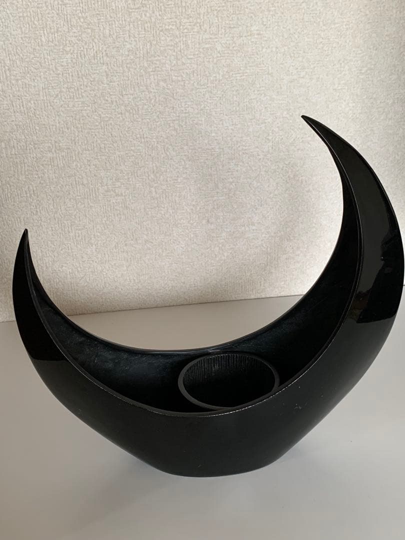 バクバク　横取禁止　龍生派家元　花器　置月　箱付