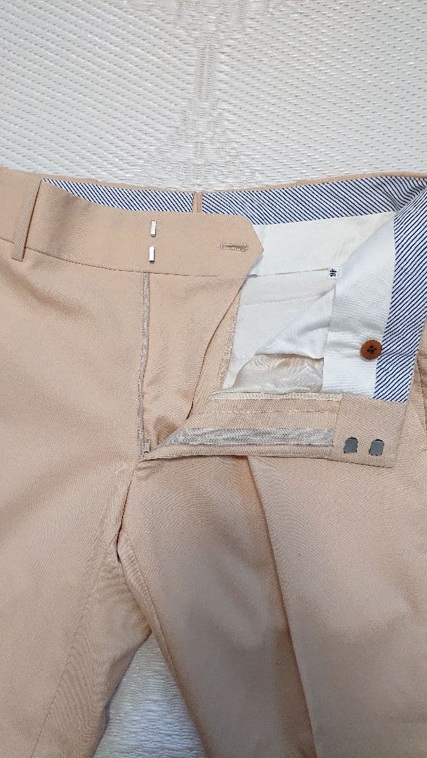 【新品】SOVEREIGN スーツ ベージュ 46 春夏秋 メンズ