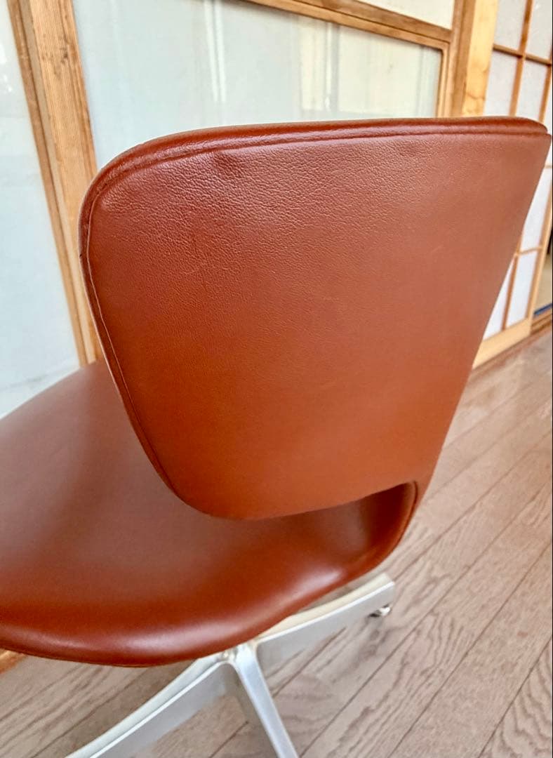 剣持勇カブトチェア　天童木工製　ブラウン