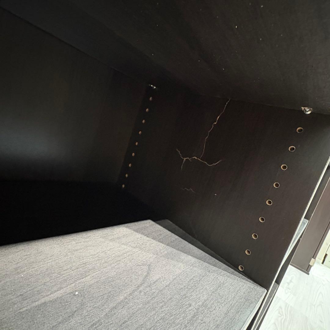 本棚 マンガ棚 オープンラック ダークブラウン8段収納 山善