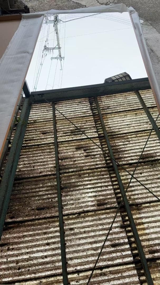 【美品】ダンスミラー 割れない鏡 幅60x160cm 姿見 木色 15番