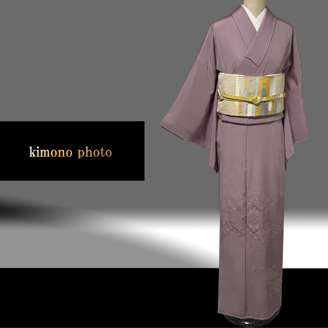 【新品、未使用】正絹【極上逸品】トールサイズ【汕頭刺繡スワトウ】訪問着フルセット