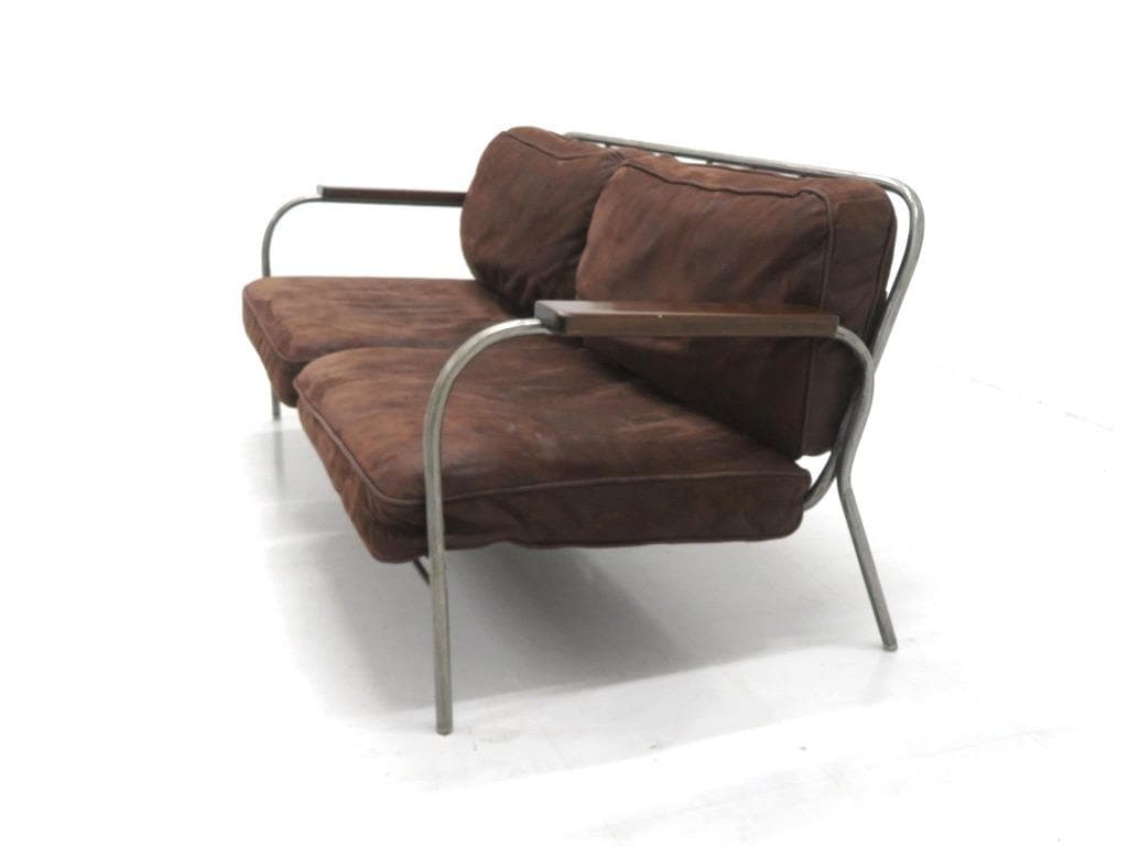 ジャーナルスタンダードファニチャー　総本革　レザー　2人掛けソファ　ラブソファ