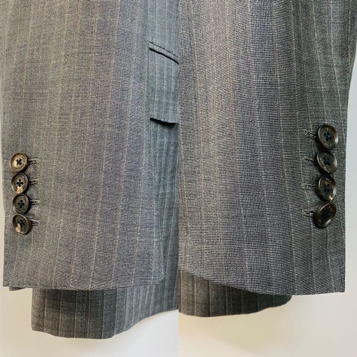 ゼニア　グレー　スーツ　トロフェオ600 セットアップ　i9578