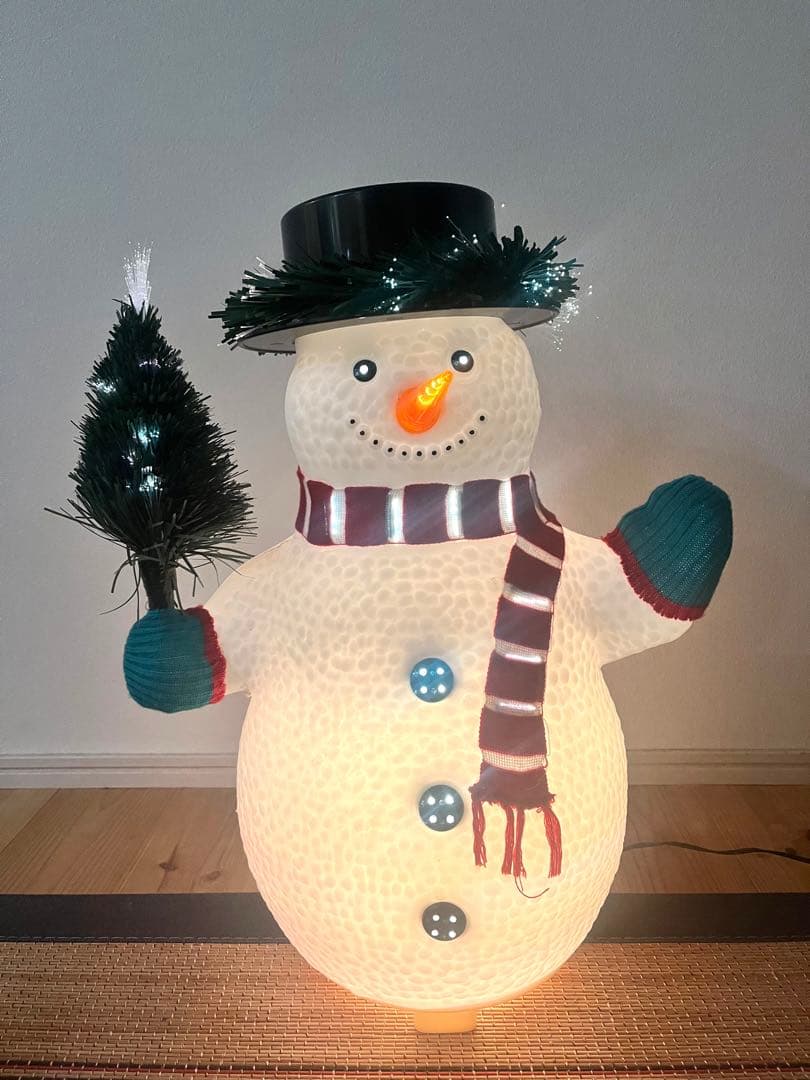 スノーマンライト　クリスマス飾り　イルミネーション　Xmasランプ