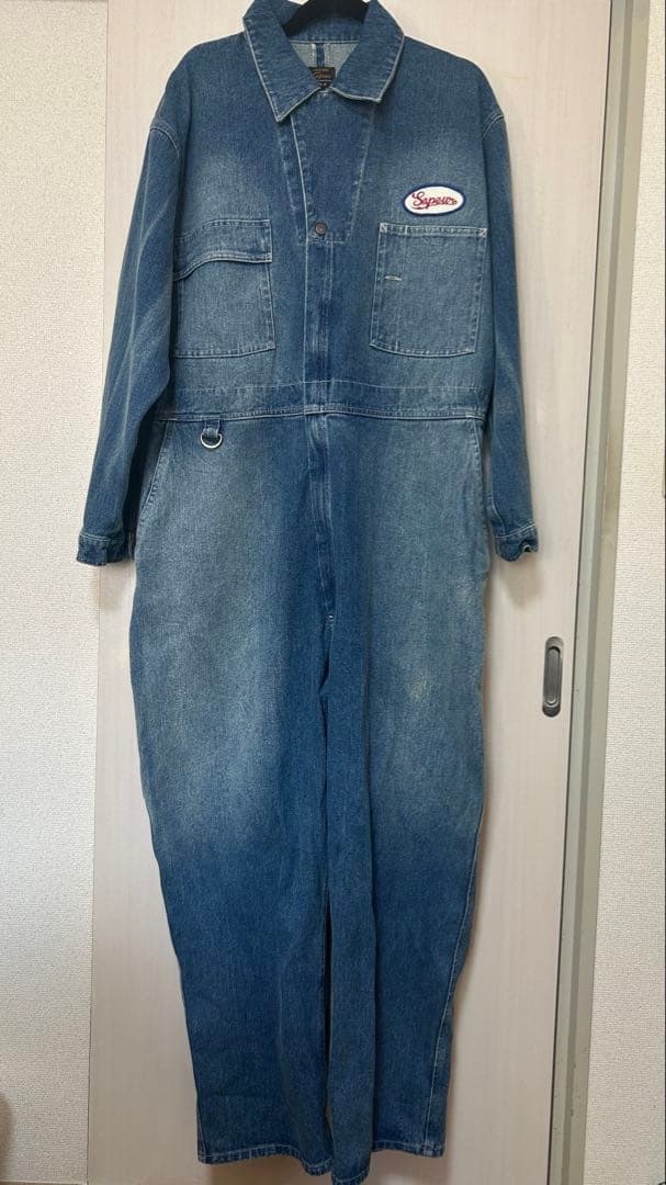 SAPEur 浜田雅功展 空を横切る飛行機雲 デニムツナギ Ｍサイズ