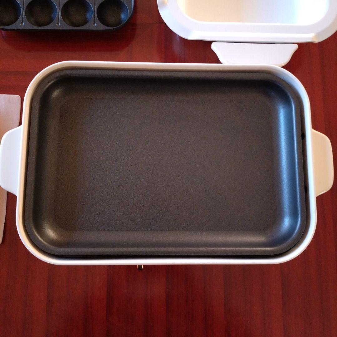 【BRUNO】ホットプレート セラミックコート深鍋 ＋ たこ焼きプレート