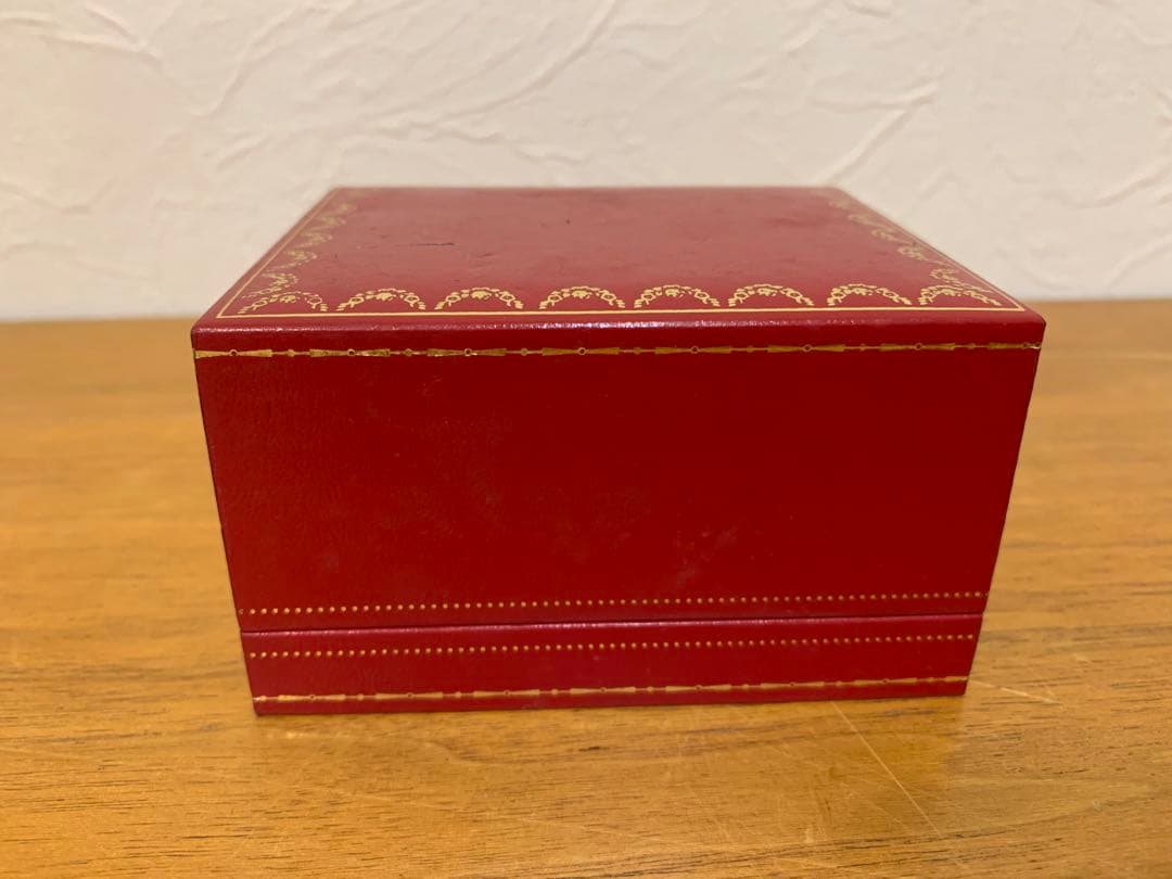 N0916-17★Cartier 空箱 赤 アクセサリーケース 2点セット