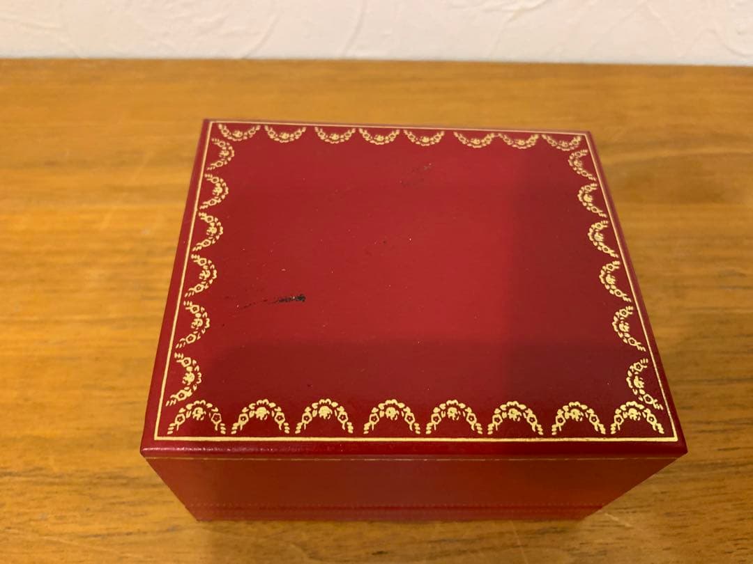 N0916-17★Cartier 空箱 赤 アクセサリーケース 2点セット