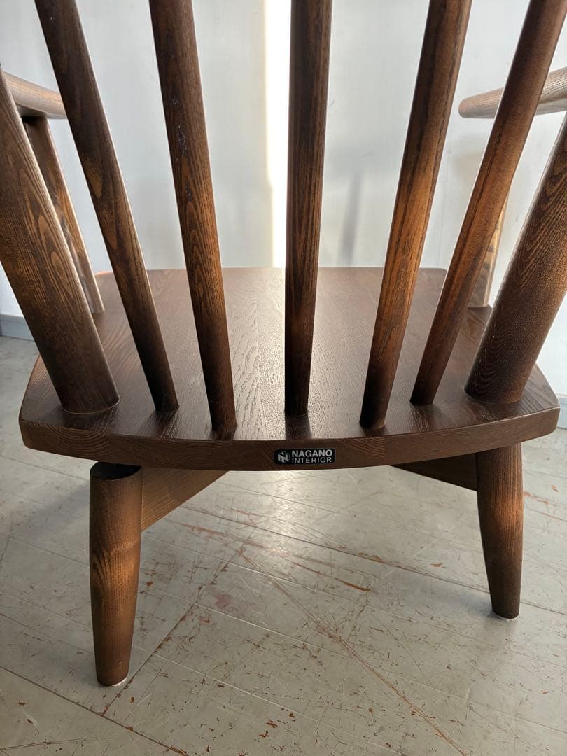 ナガノインテリア　ダイニングチェア　SKC069ー0WB 回転式　2