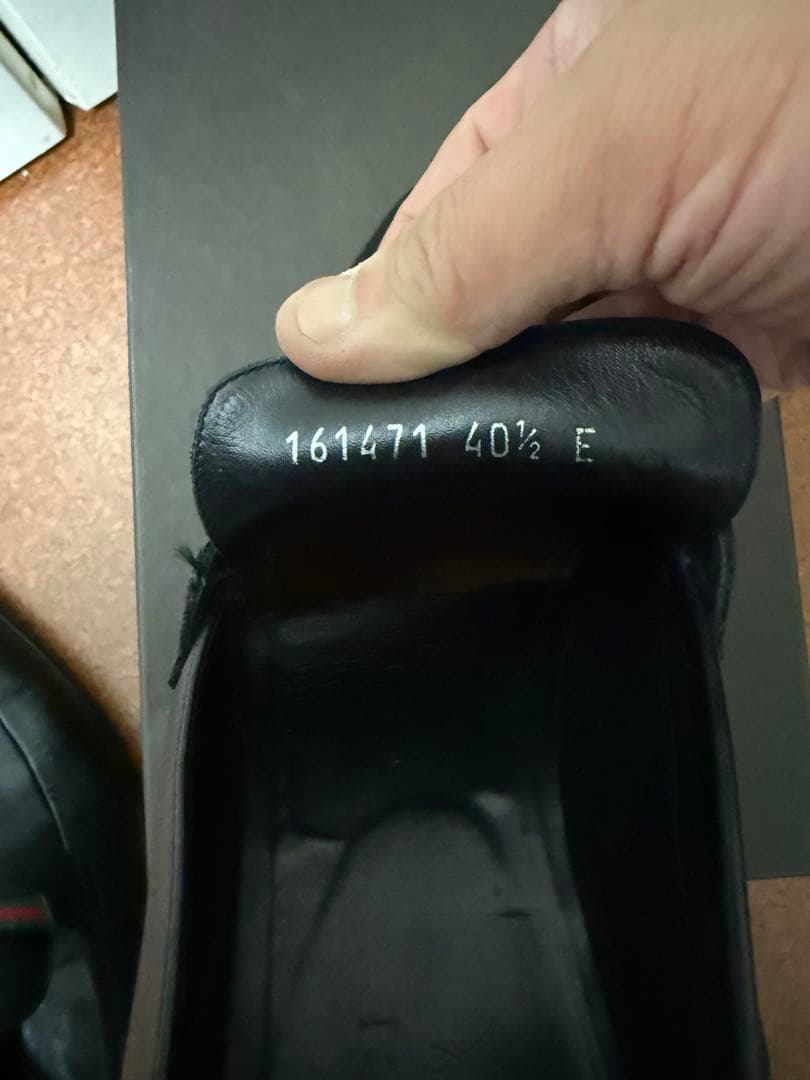 特価 GUCCI ウェブライン ローファー 40 1/2E イタリア製