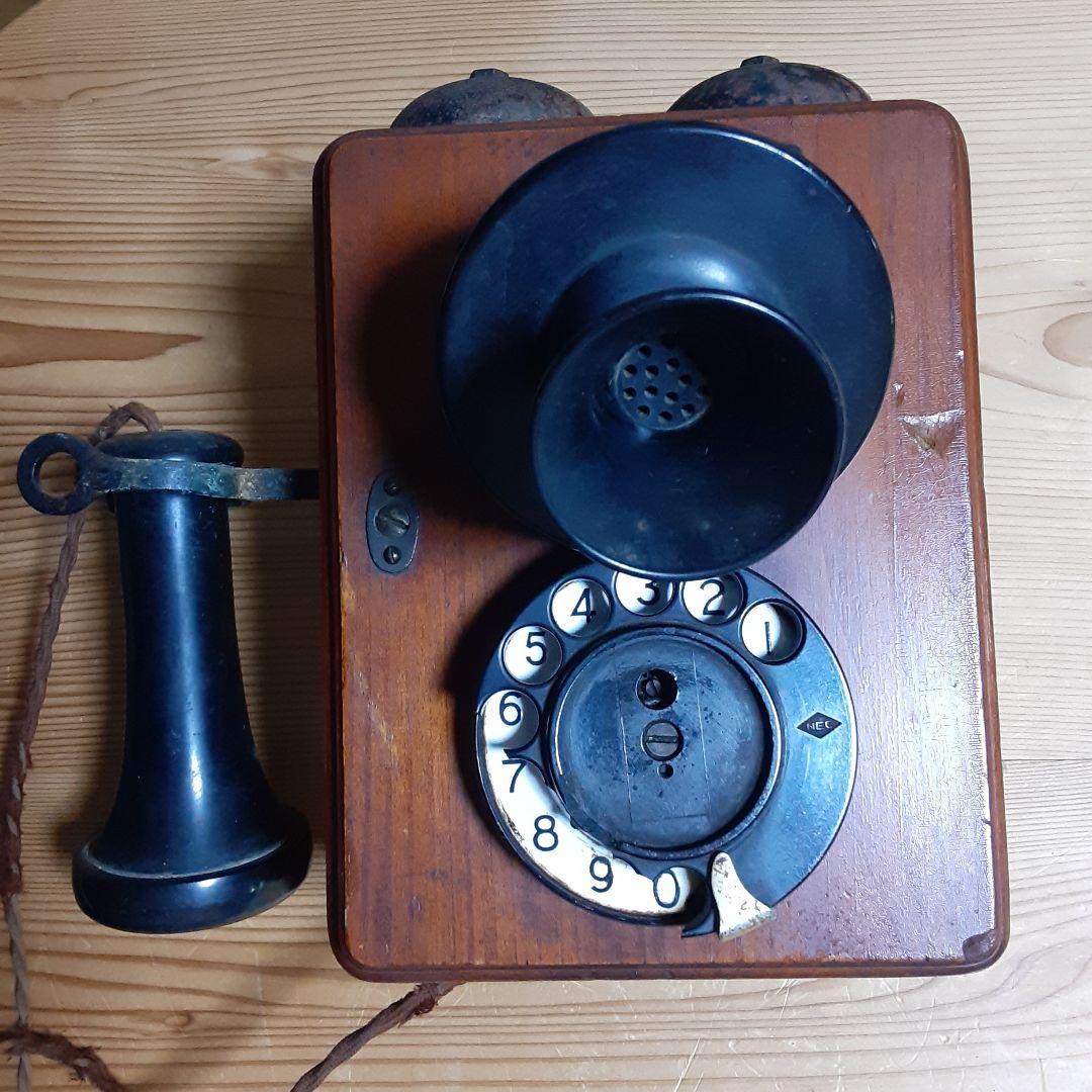 2号自動式壁掛電話機 昭和初期 日本電機株式会社
