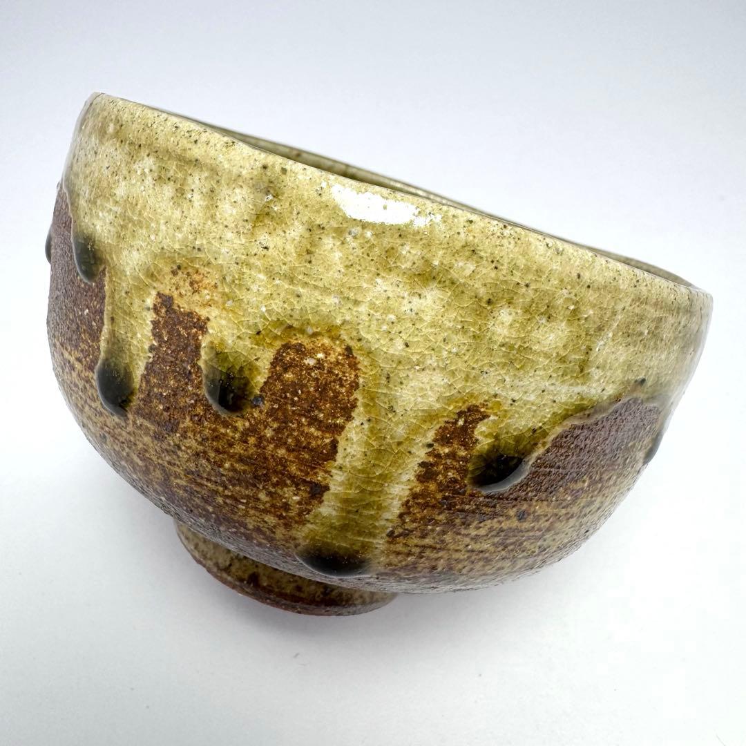 新品未使用 白山焼 茶盛 抹茶椀 仁己作 共箱 説明書 伝統工芸 陶芸