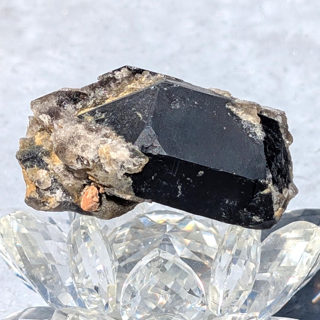 一点物 激レア ドリームモリオン 原石 山東省産 黒水晶 58g お守り効果