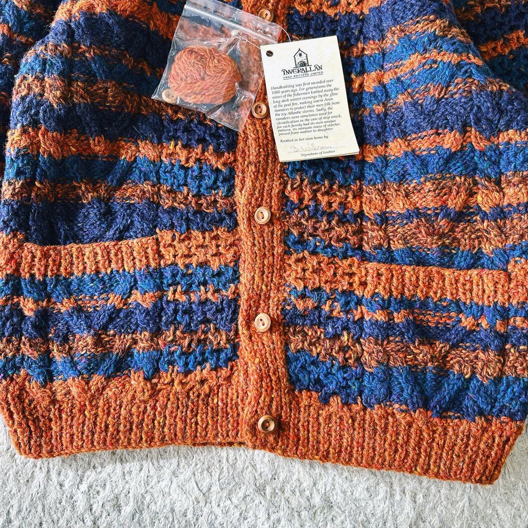 インバーアラン★未使用タグ付★3Aランバーカーディガン★未使用タグ付★3A