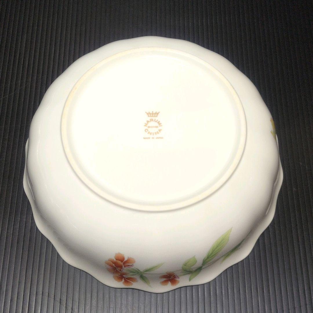 ナルミ シーボルト 絵付け皿 植物画 金彩