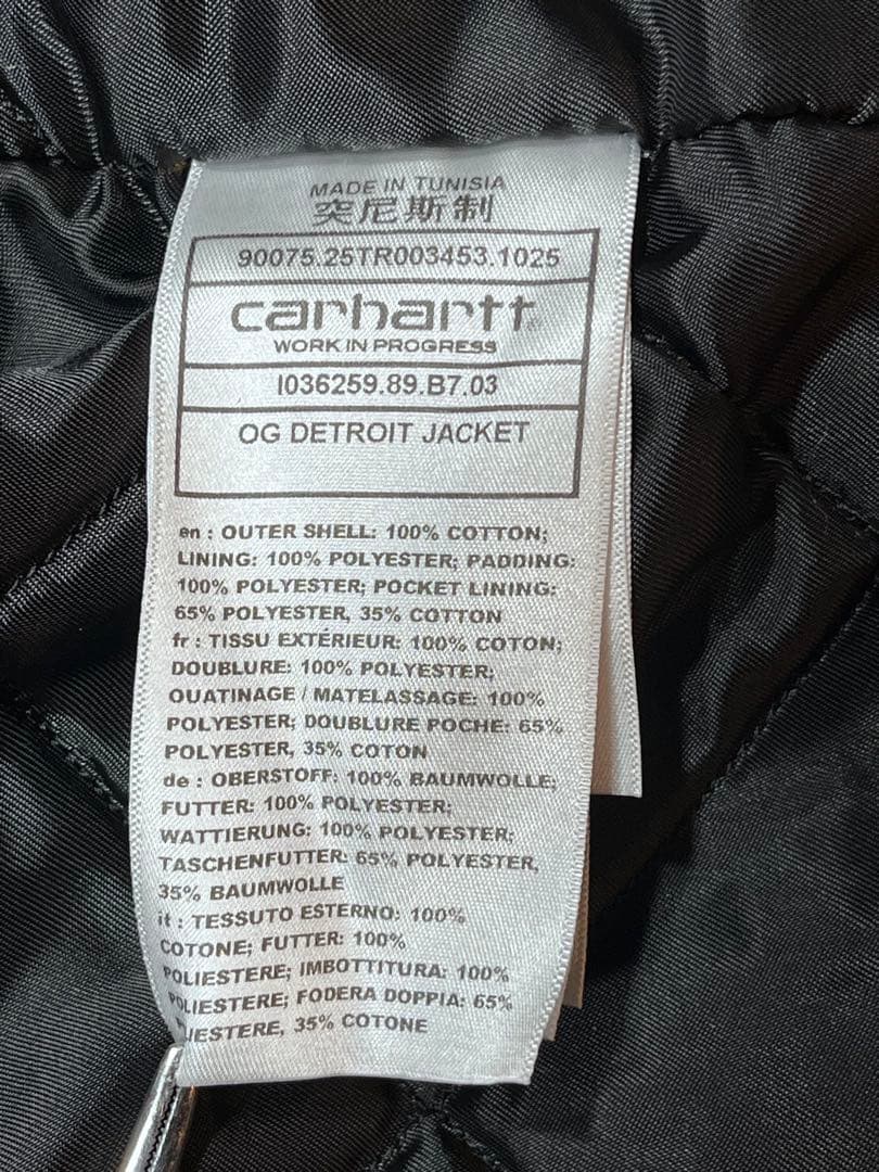 ジャケット・アウター CARHARTT OG Detroit Jacket Black S