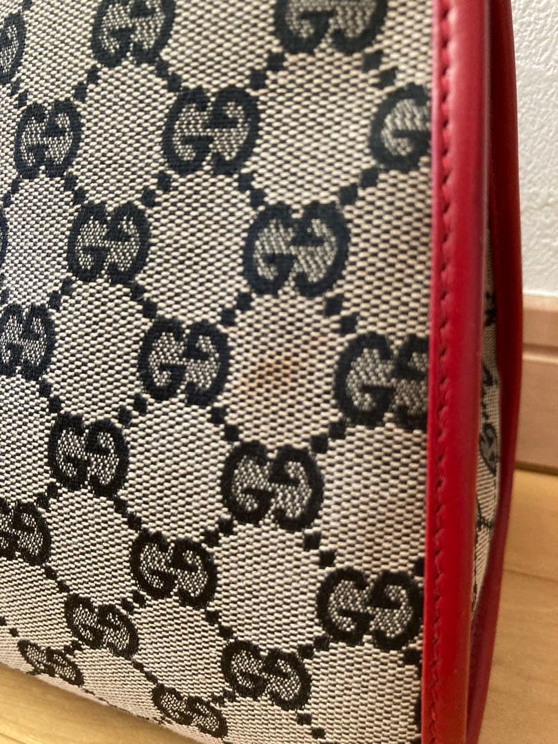 GUCCI ジャッキー GG柄 キャンバス地 ショルダーバッグ