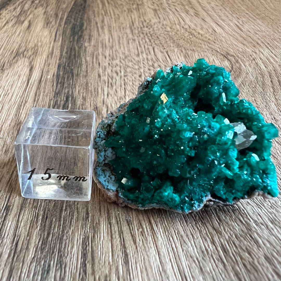 ダイオプテーズ セルサイト プランヘ石  共生 鉱物 標本 原石