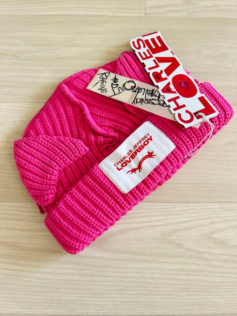 Charles Jeffrey LOVERBOY ニット帽 PINK【男女兼用】