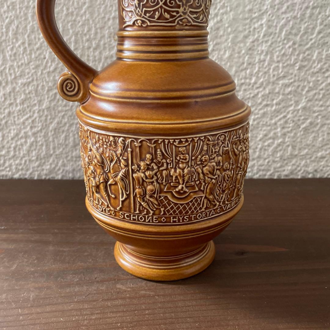 西独ヴィンテージ花器 ドイツ花瓶 24cm