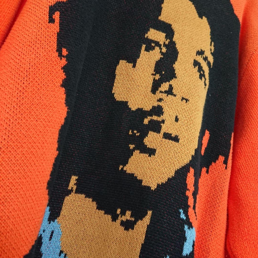 STUSSY × BOB MARLEY 長袖ニット