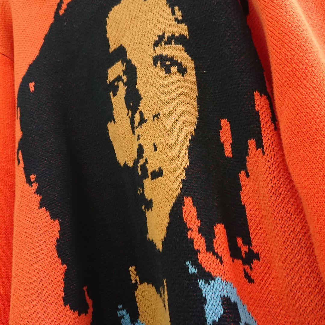 STUSSY × BOB MARLEY 長袖ニット