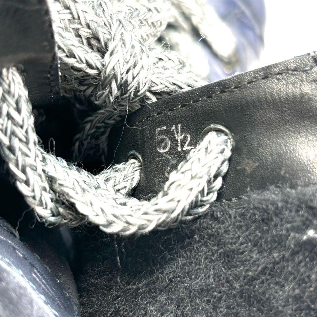 Santoni サントーニ　ブーツ　ハイカット　ボア　5 1/2 クロコ型押し