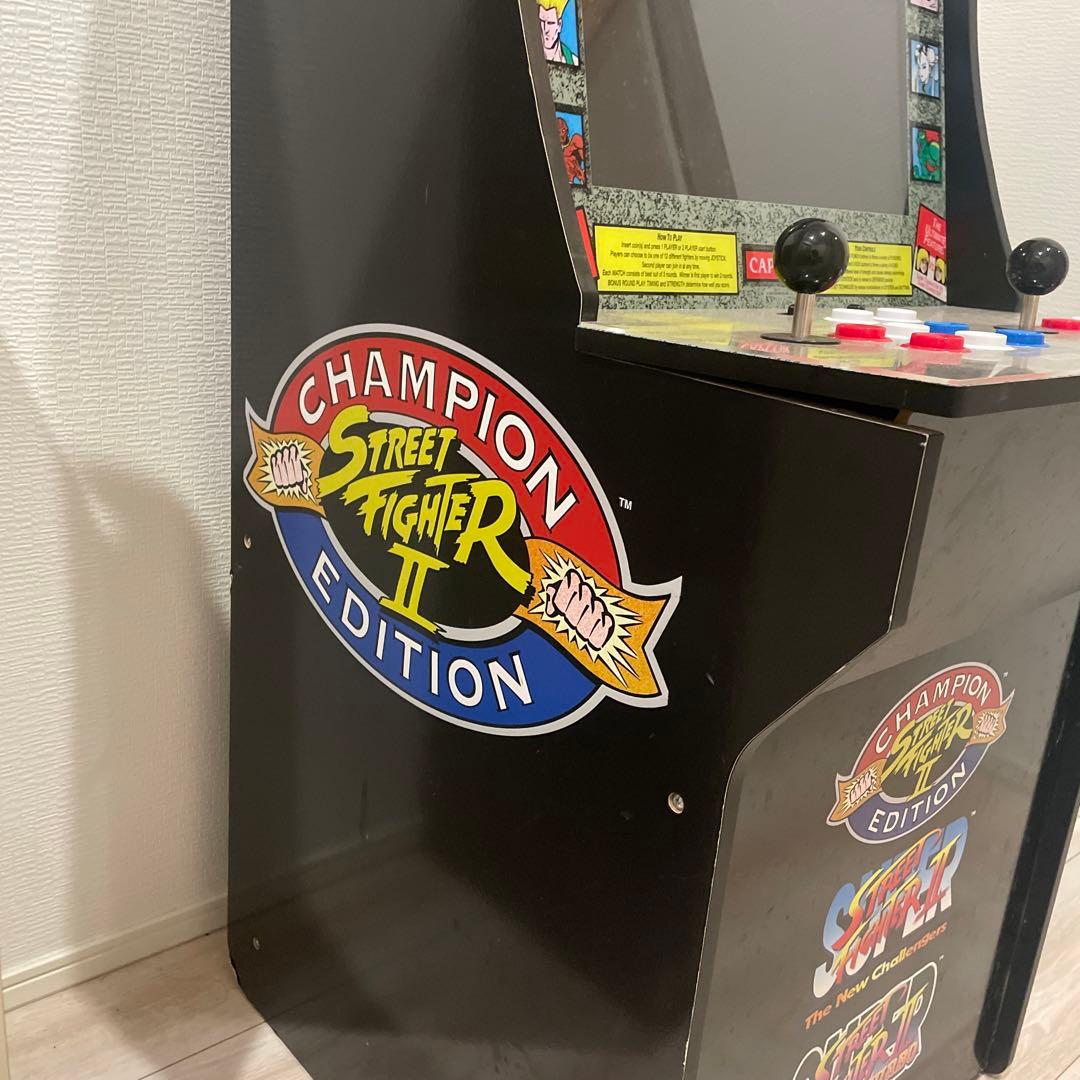 動作不明　arcade1up ストリートファイター　インテリア　ジャンク