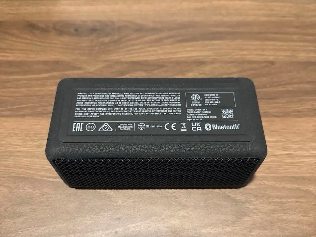 【7月11日まで】Marshall Emberton II ワイヤレススピーカー