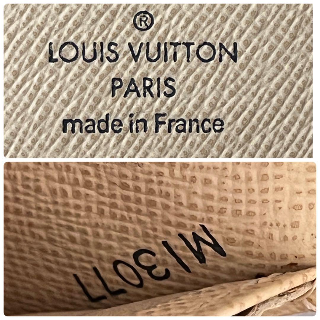 美品✨ルイヴィトン　ダミエアズール　ポルトフォイユサラ　ホワイト