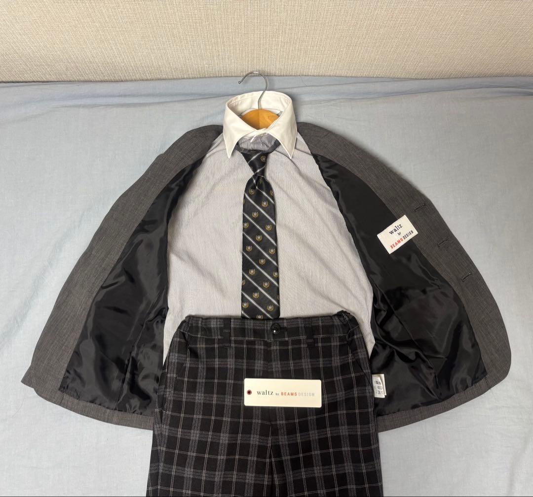 【美品】walts by BEAMS DESIGN スーツ 120 靴、靴下付き