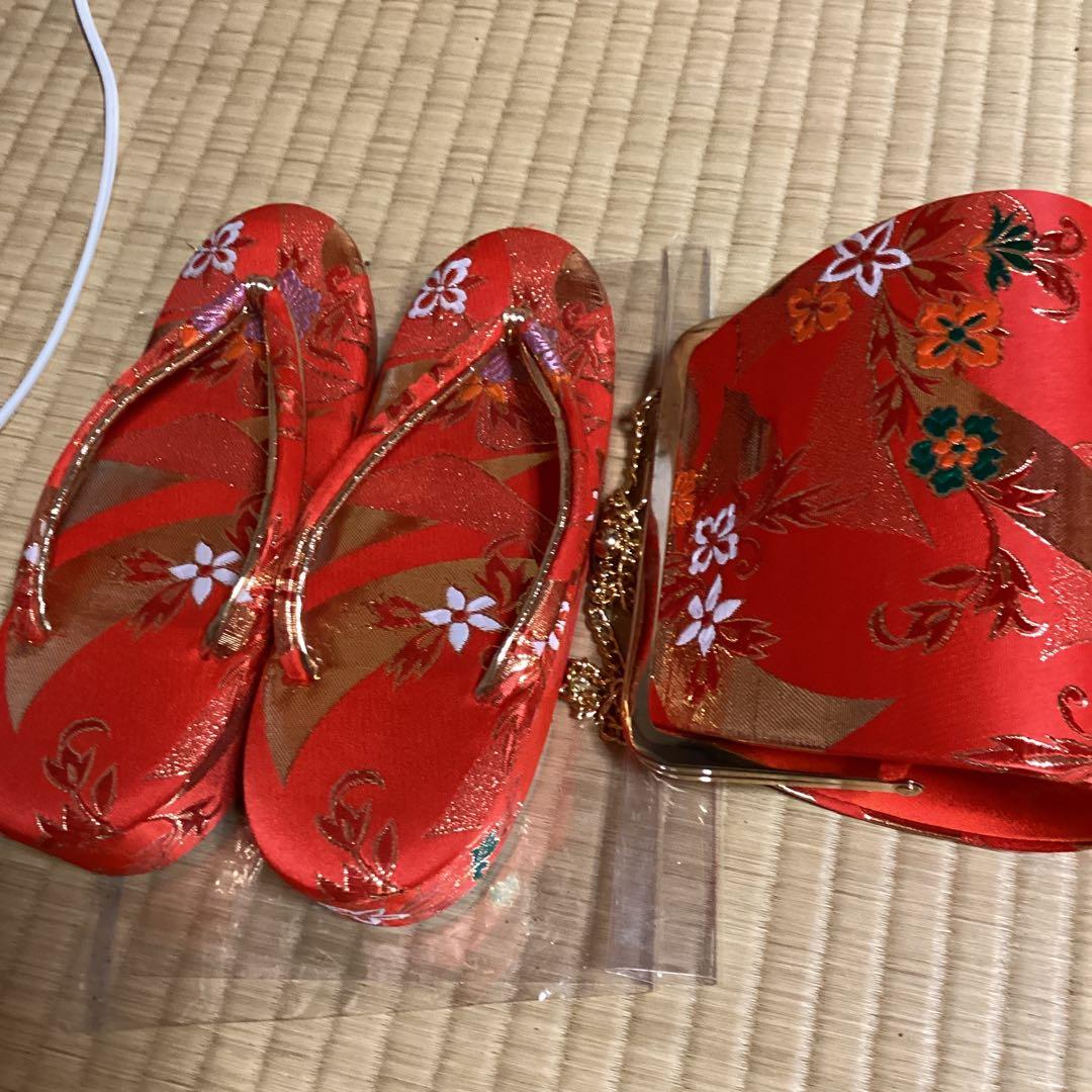 七五三小柄7歳フルセット　帯幅14、5センチ　草履21センチ