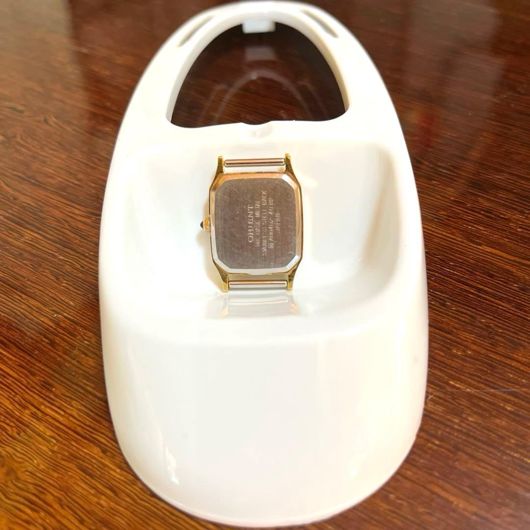 【ジャンク品】☆オリエント シャンドール 14K×SS クォーツ ☆トップのみ