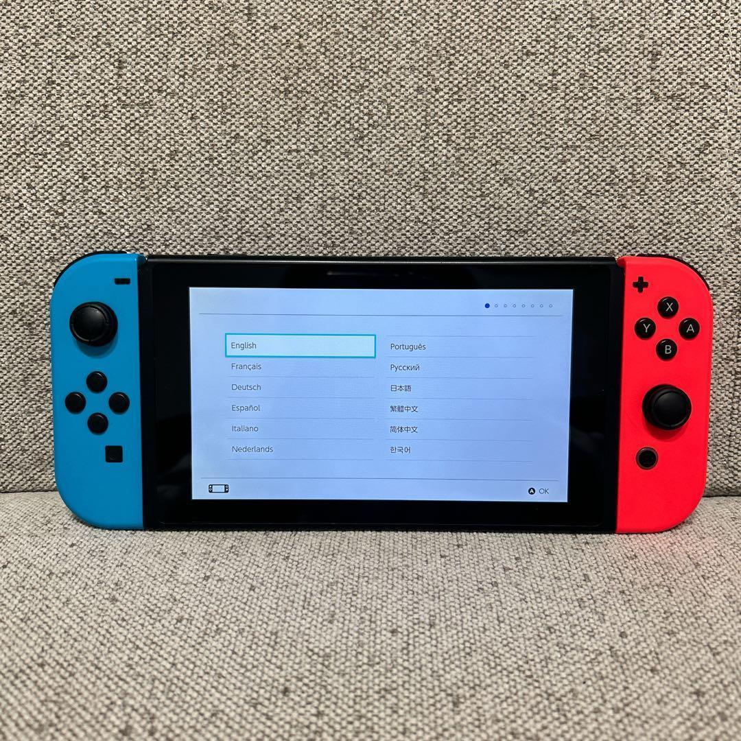 yuki Nintendo Switch 本体 ネオンブルー/レッド 美品