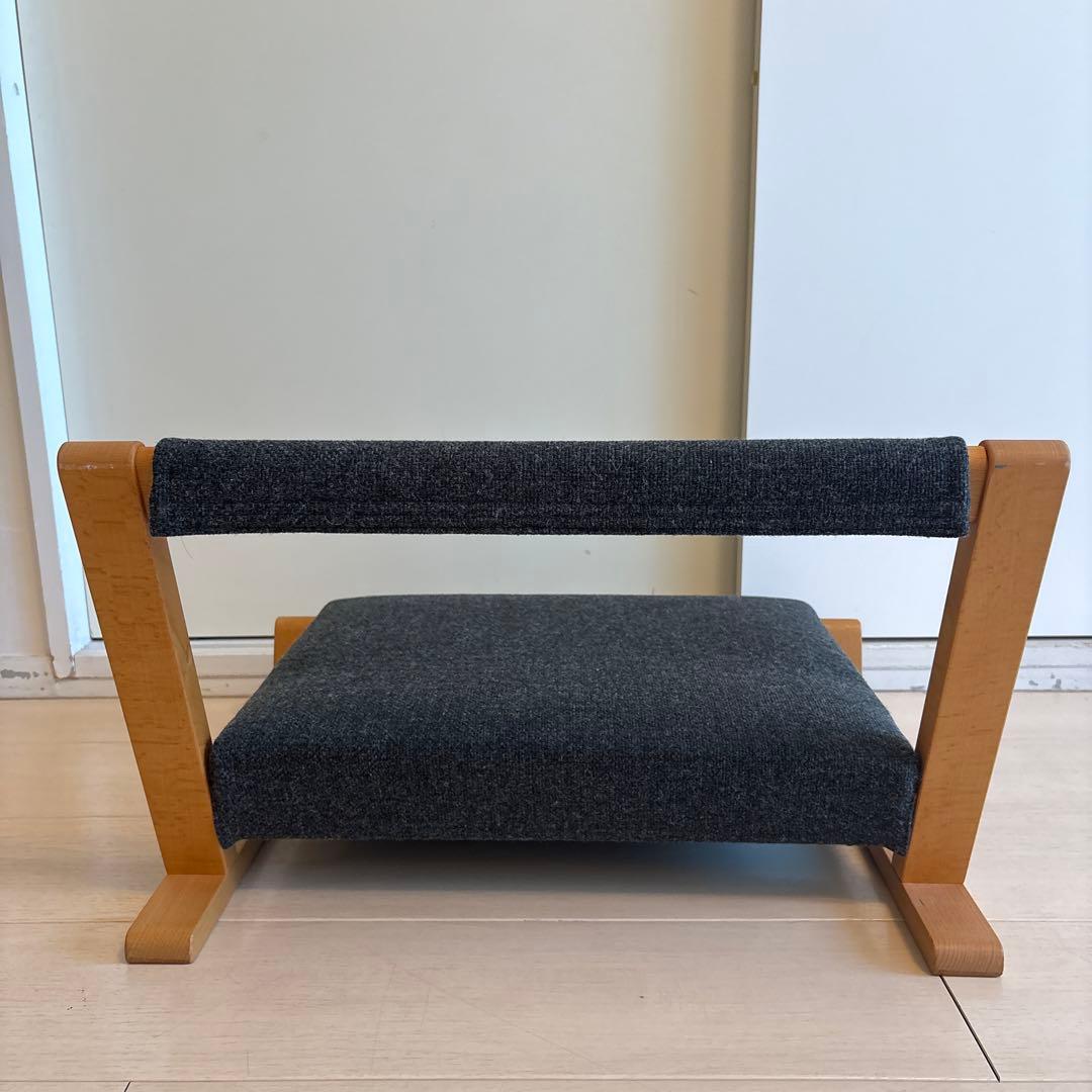 園田椅子製作所 座椅子グレー　Zagaku 木工家具