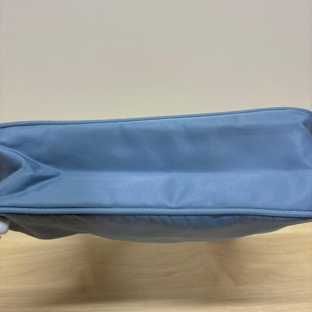 PRADA プラダ　ハンドバッグ　ミニバッグ　ポーチ　ナイロン　ライトブルー系