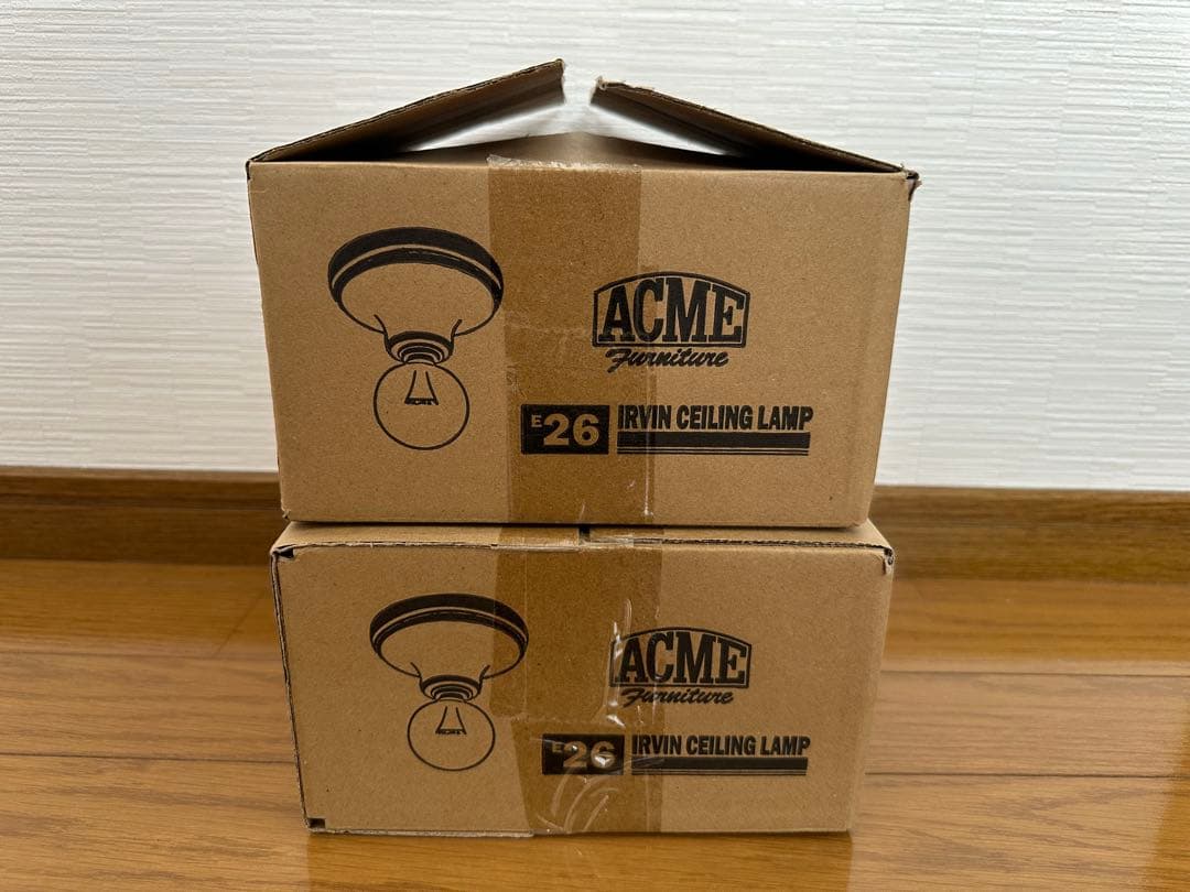 岩瀬 新品未使用 アクメファニチャー　IRVIN シーリングランプ　1つ