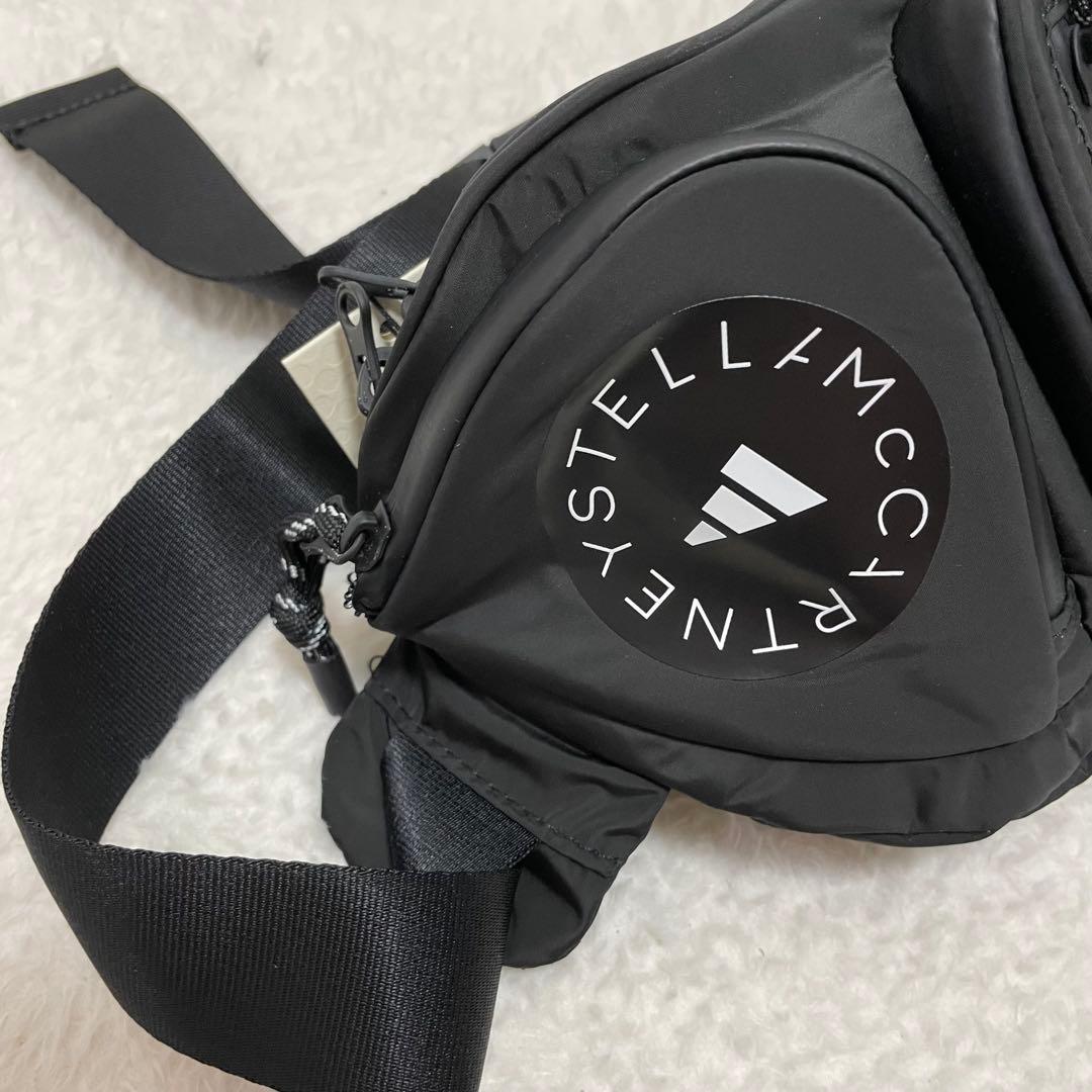 未使用✨アディダスバイステラマッカートニー　ボディバッグ　バムバッグ　ブラック
