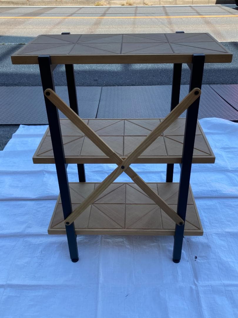 愛知岐阜/送料無料★美品★KALEIDO 3段ラック幅60 KAOR-60-D3