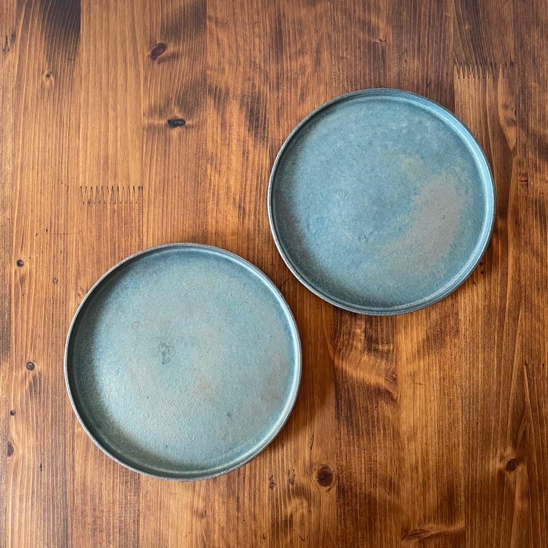 瀬川辰馬　硫化銀彩　切立プレート