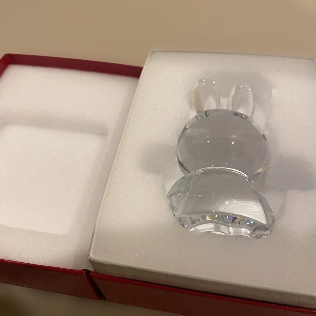 ミッフィー　バカラ　Baccarat クリスタルフィギュア