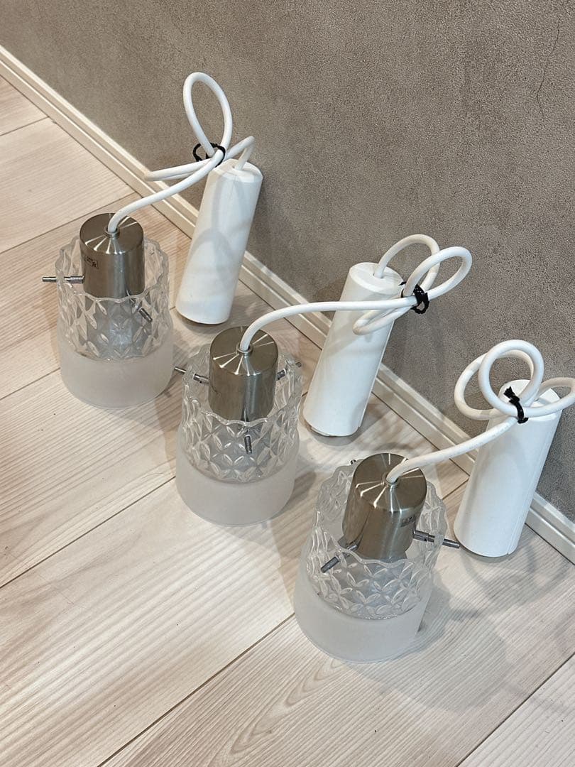 ODELIC(オーデリック)ペンダントライト クリスタルデザイン ３個セット