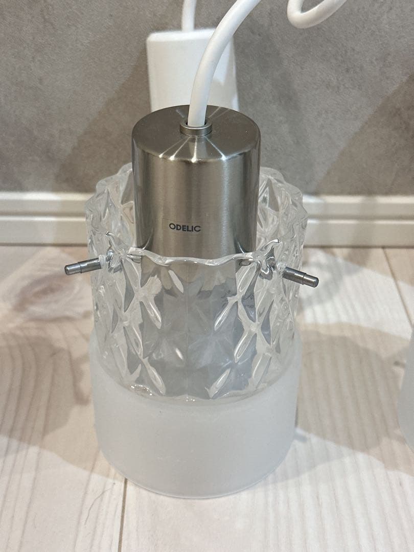 ODELIC(オーデリック)ペンダントライト クリスタルデザイン ３個セット