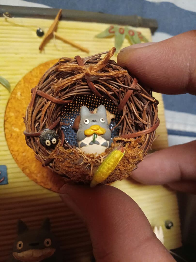 ☆ジブリグッズ　となりのトトロ☆壁飾りとピンセット