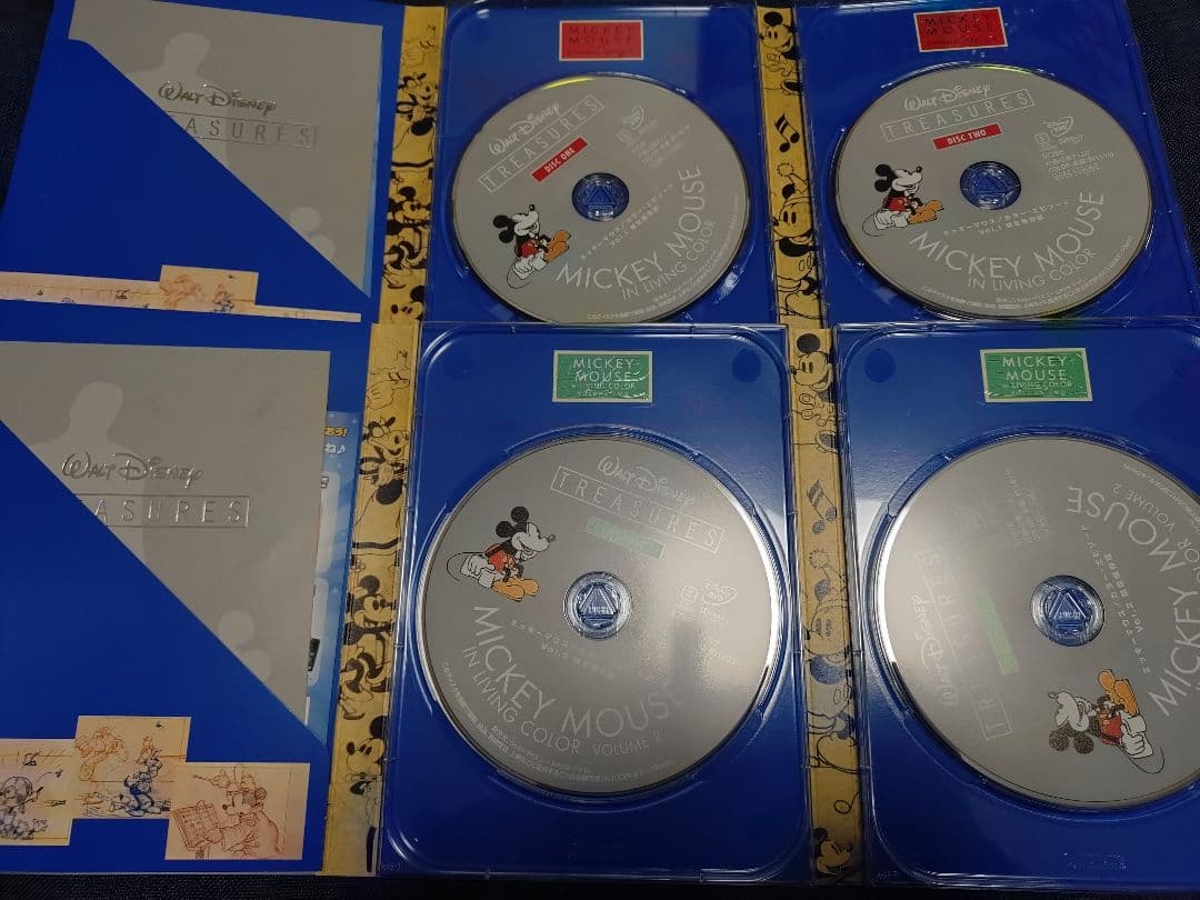 ミッキーマウス/B&W エピソード 1,2 カラーエピソード 1,2セット