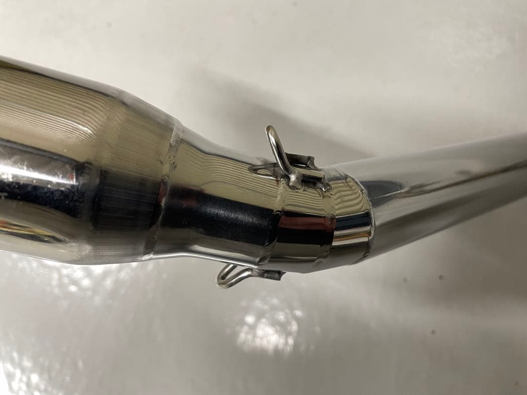 ダックスとモンキー　車高短用　ワンオフ　エキパイ　ステンレス製　エキパイのみ