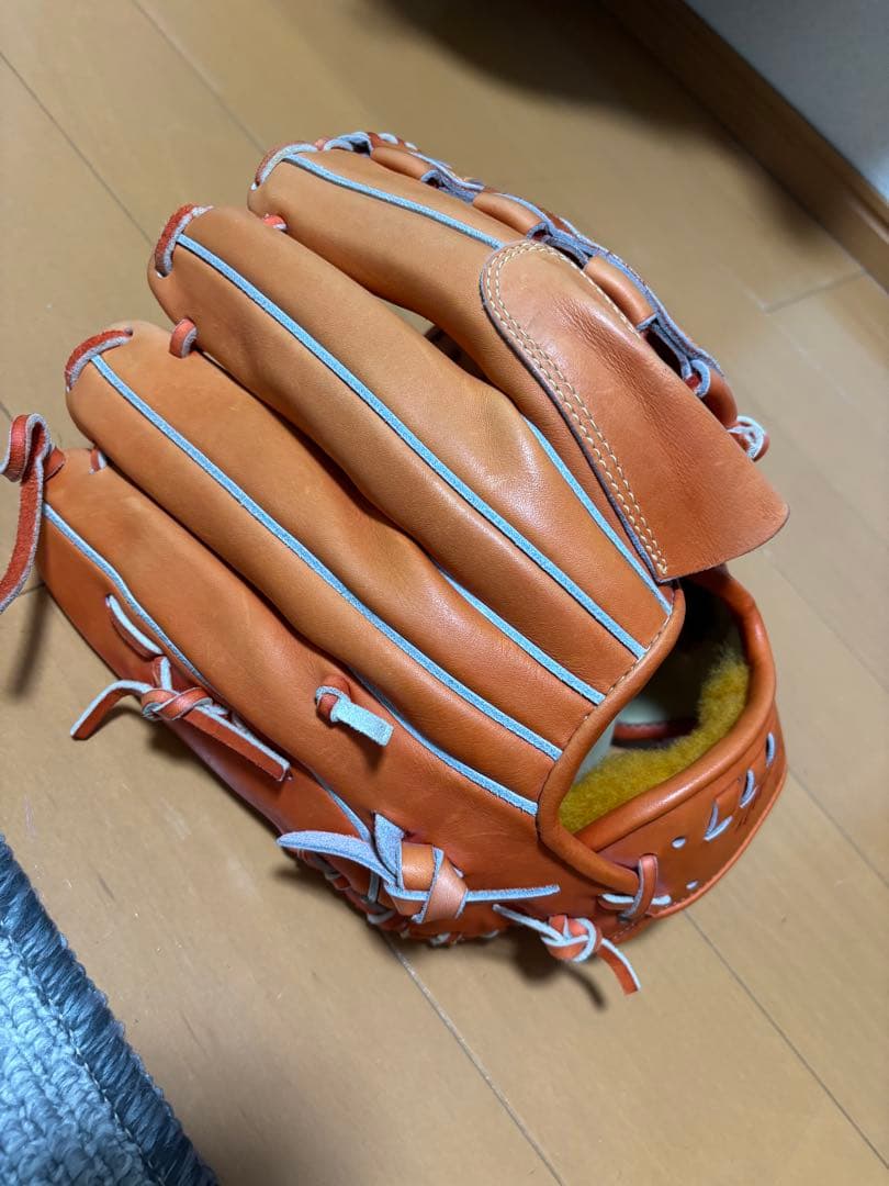Mizuno Pro 硬式グローブ 投手用 オレンジ