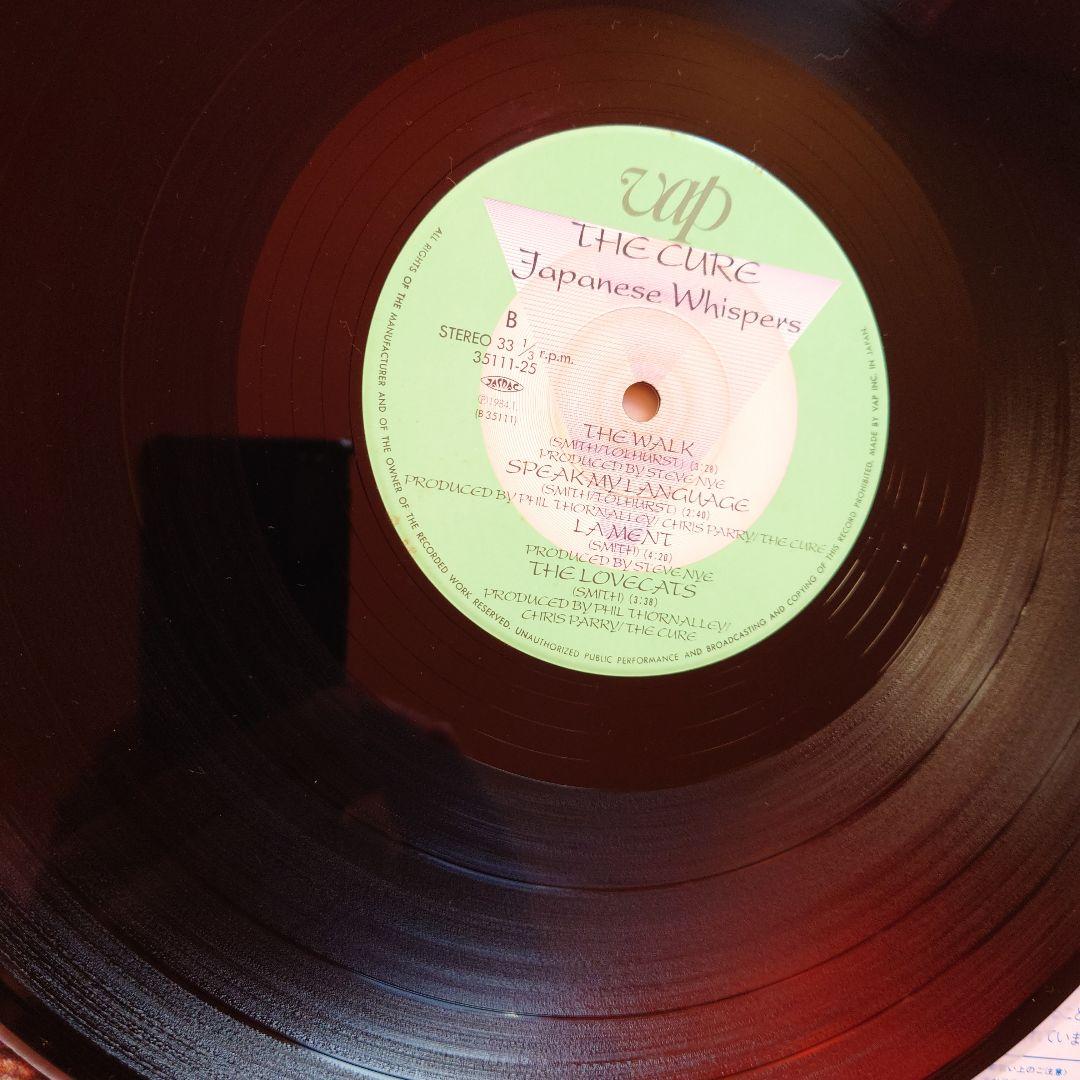 【人気盤】日本人の囁き / ザ・キュアー 国内初回帯付 オリジナル盤！