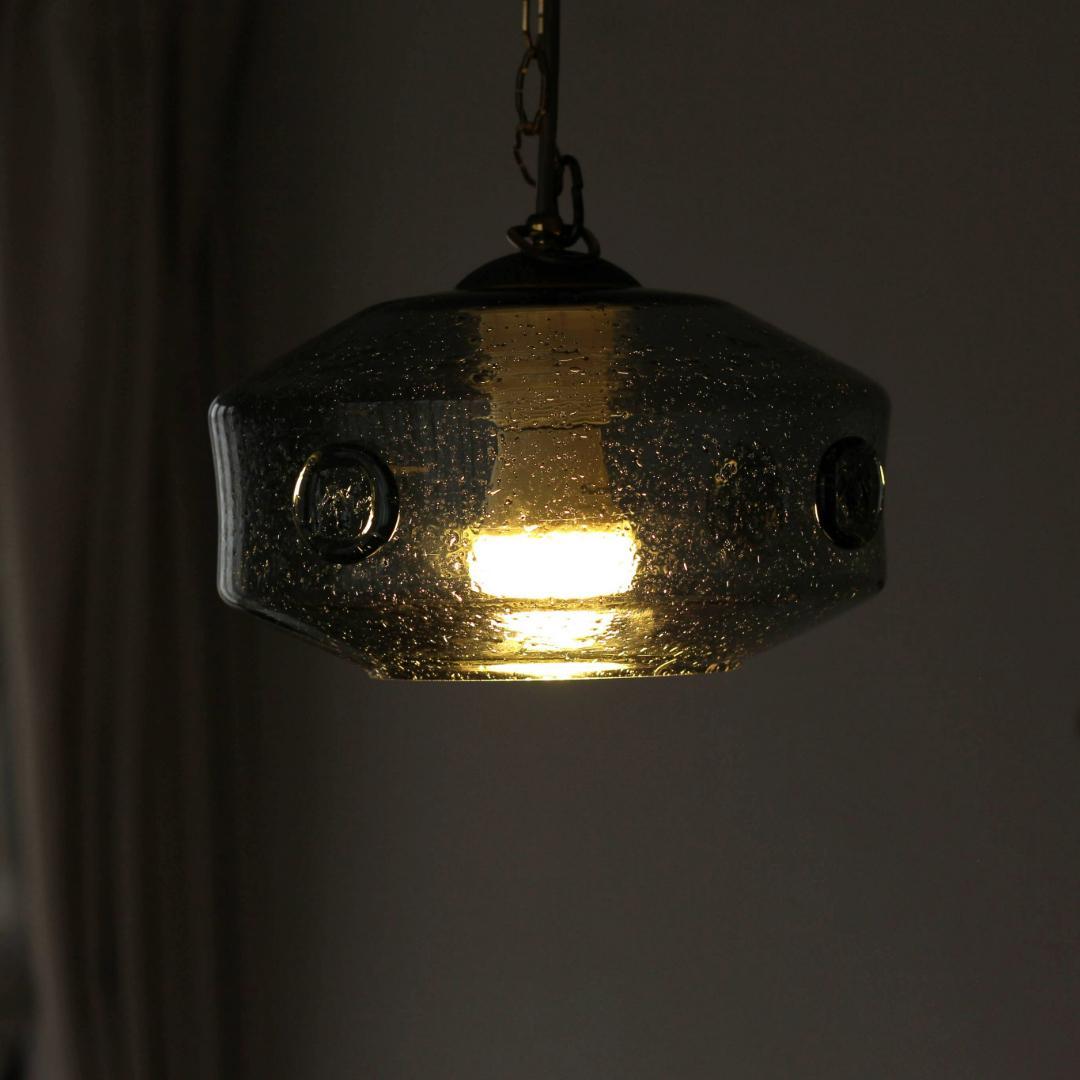 【貴重】エリックホグラン　Erik Hoglund　ペンダントライト　北欧ガラス